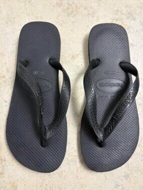 Havaianas Black Flip Flop Sandals